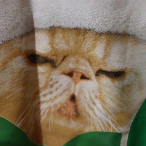 Mad Engine “Gift in the Litter Box” Grumpy Cat Ugly Christmas Sweatshirt XXL - Picture 11 of 13